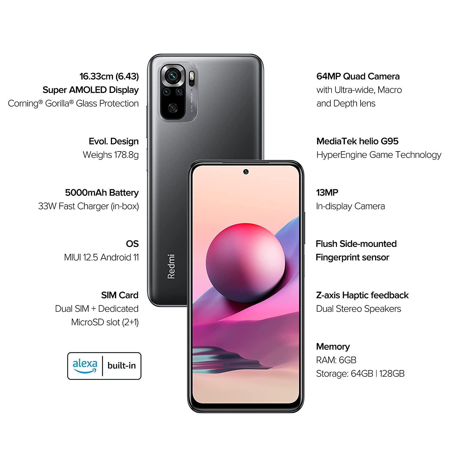 REDMI NOTE 10S 6GB/128GB AT PAY LATER UGANDA