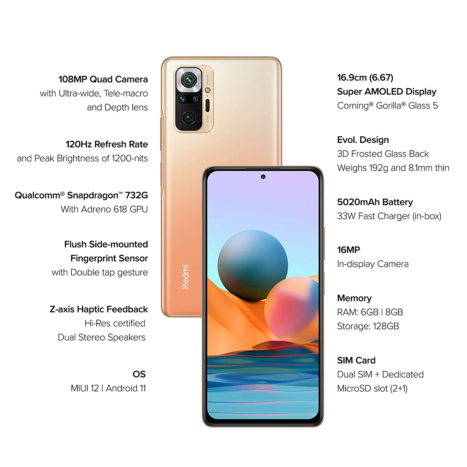 Xiaomi Redmi Note 10 128GB/6GB Price in Eldoret , Full Specs