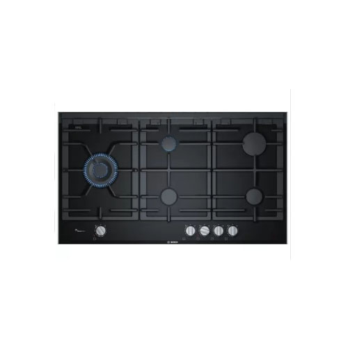 BOSCH GAS HOB 5 GAS 90CM BLACK PRS9A6D70