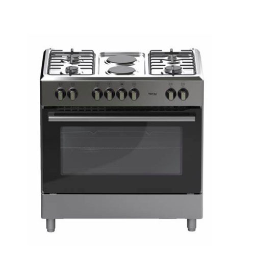 TITAN 4 GAS + 2 ELECTRIC COOKER 90*60CM TN-FC9420XBS