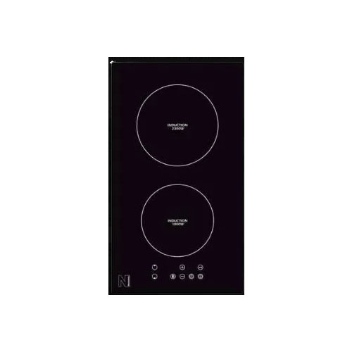 NEW MATIC INDUCTION ELECTRIC HOB 30CM, 2 ELECTRIC DOMINO