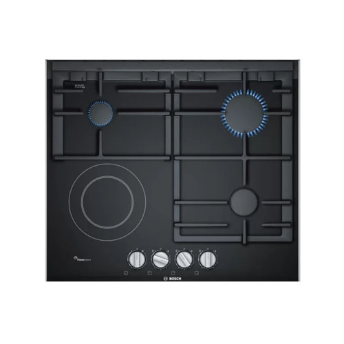 BOSCH COMBINATION HOB – 3 GAS 1 ELECTRIC SERIES 8 PRY6A6B70