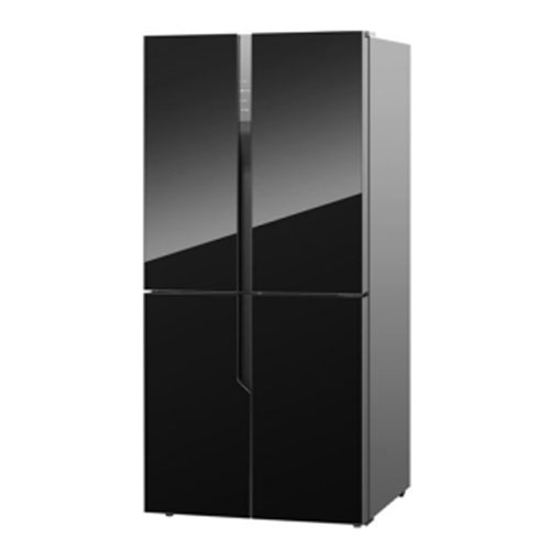 HISENSE 561LTRS FOUR DOOR BLACK MIRROR FINISH FRIDGE RQ561N4AB1